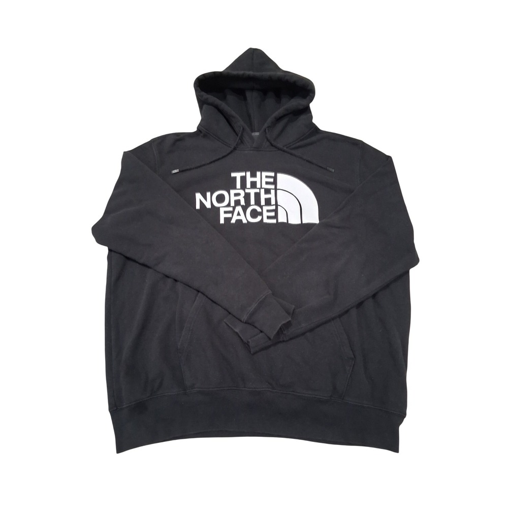 The North‎ Face Mens Half Dome Pullover Hoodie Black XL Logo Sweatshirt